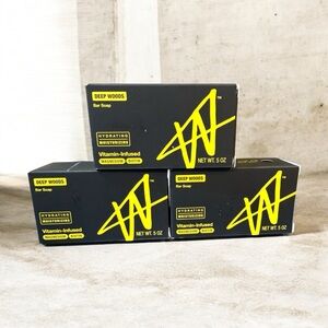 (3 Pack) W Hydrating Soap Bar by Jake Paul Deep Woods Scent, 5oz